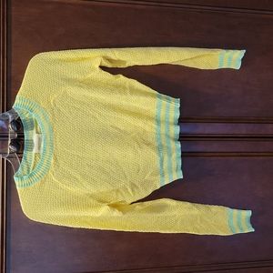 NWOT MidTown Mixer in Buttercup Sz Sm Women's Sweater light Yellow Mint READ